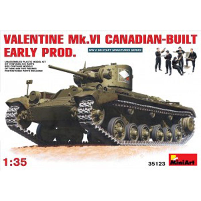 Miniart 1/35 Model Valentine Mk.VI CANADIAN-BUILT Early Prod.